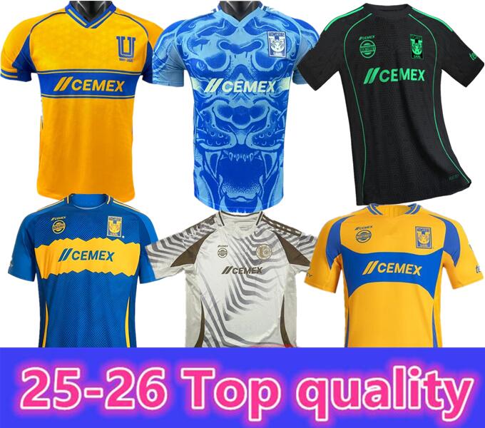 25/26 NAUL Tigres Home Soccer Jerseys 2024 2025 2026 home Away GIGNAC VARGAS DAMIAN Camiseta de Foot Maillot Shirt Third men kids women player Football Uniform25