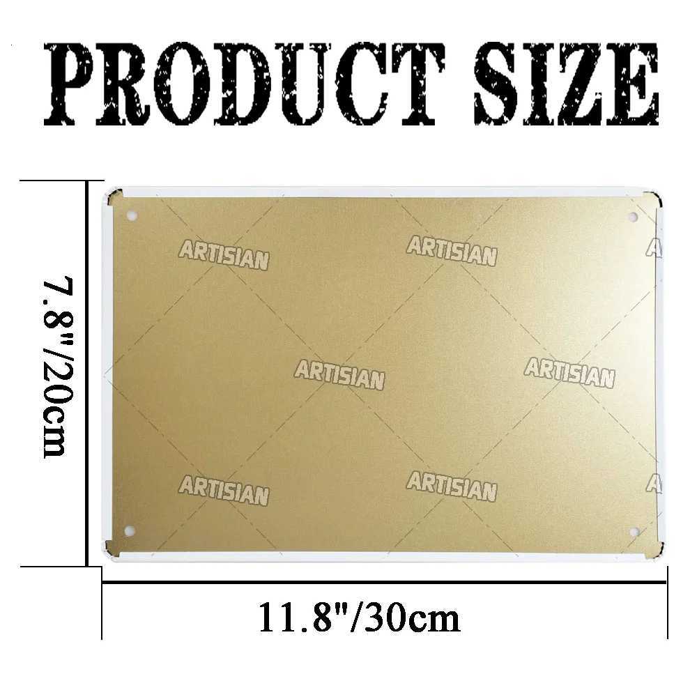 Artisian Sport Metal Plaque Golf Tin Plate Retro Decorative Poster Wall Decor Garage Bar Pub Club Hotel Kitchen Home Man CaveM251114