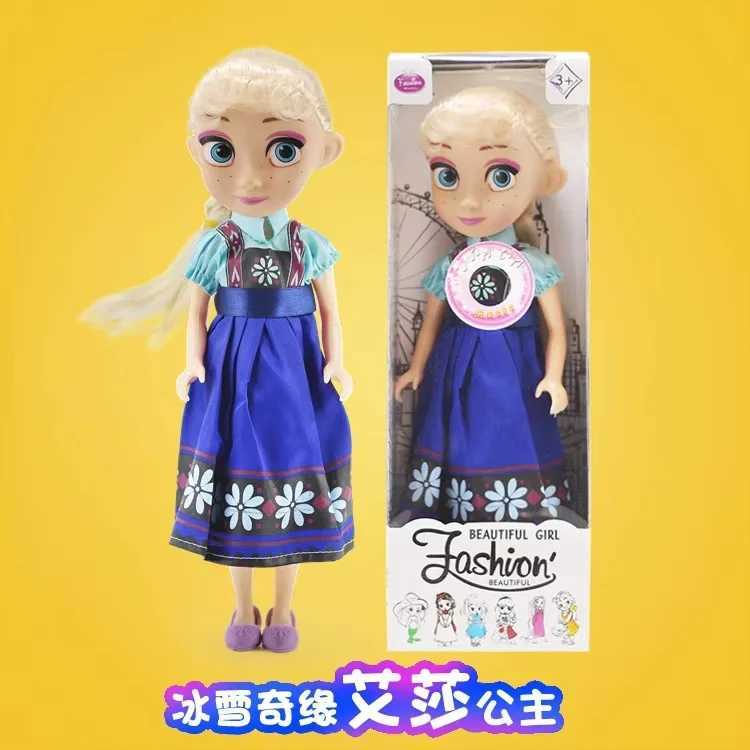 free shipping 6 pieces/set Princess Anna Elsa Rapunzel Snow White Beauty Sandro Doll Game House Toy Girl Christmas Gift