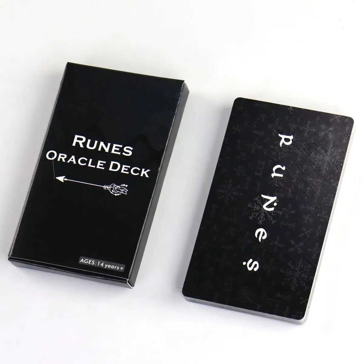 Runes Oracle Deck 26 Pcs Cards Illuminate Your Life and Manifest Transformation 1036cm C251114