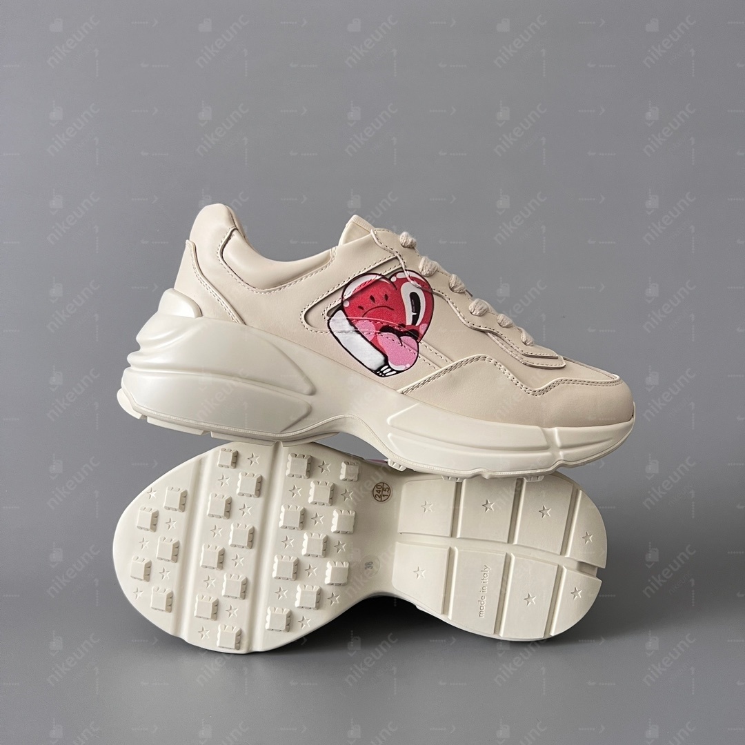 High quality Designer men's women's Sneakers Beige Men Trainers Vintage Ladies casual leather Shoes Sneaker size 35-45