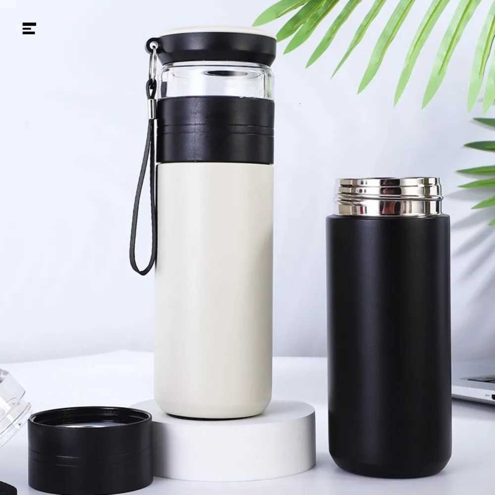 New Stainless Steel Insulated 500ML Capacity Water Separation Tea Infuser Bottle Leak-Proof Thermal Car Coffee Cup C251114 W260226