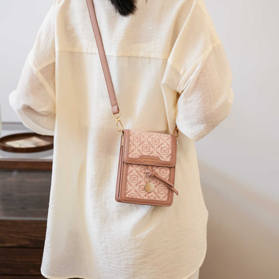 New Mobile Phone Women's Crossbody Small Fashionable And Versatile Shoulder Bag, Mini Vertical Lightweight Coin