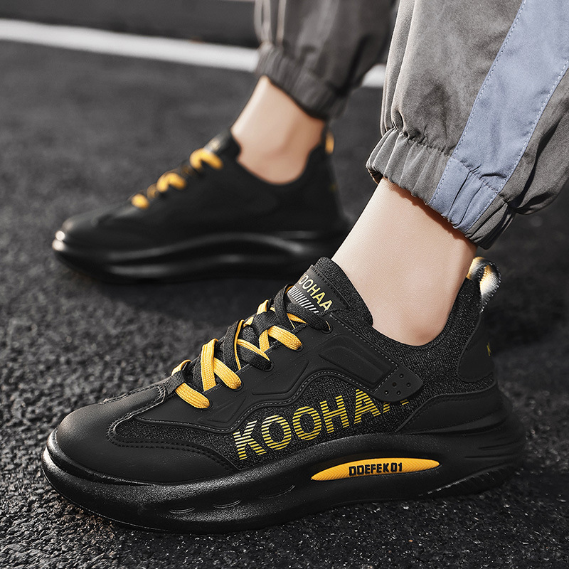 New Designer Mesh Breathable Men Shoes Commuting Work Slip Resistant Durable Casual Shoes Outdoor Training Running Shoes Thick Sole Fashion Daily Comf