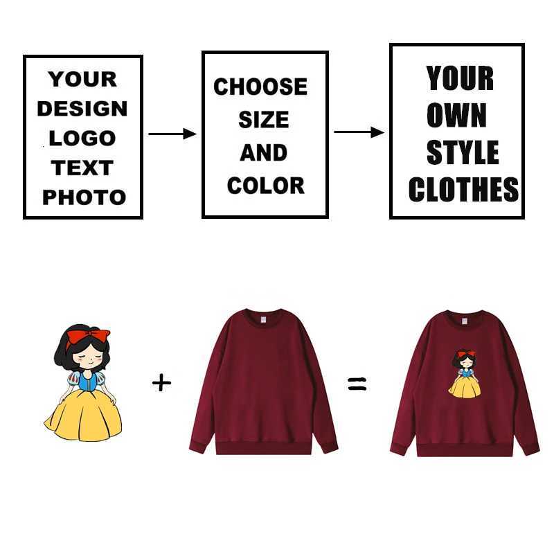 Customized Sweatshirts Custom Hoodie Overalls Brand Design Unisex Working Clothes Oversize Sweatshirt Print Anime PulloverT251114