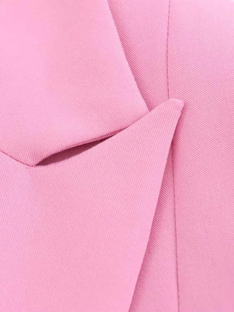 European womens fashionable casual jacket shoulder lining loose collar long sleeved 250407