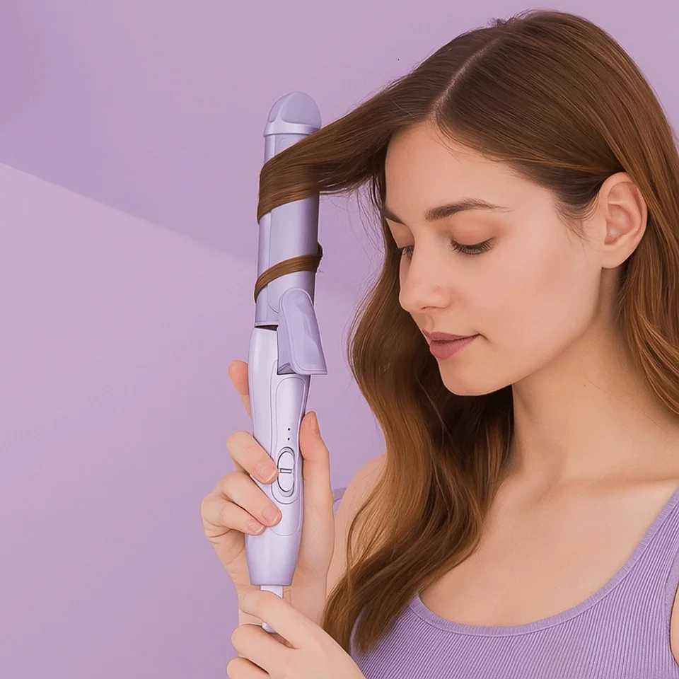Professional 2 in1 Curler Iron Anti Scalding Plastic Casing Hair Straightener Rapid Heating Top InsulationT251114