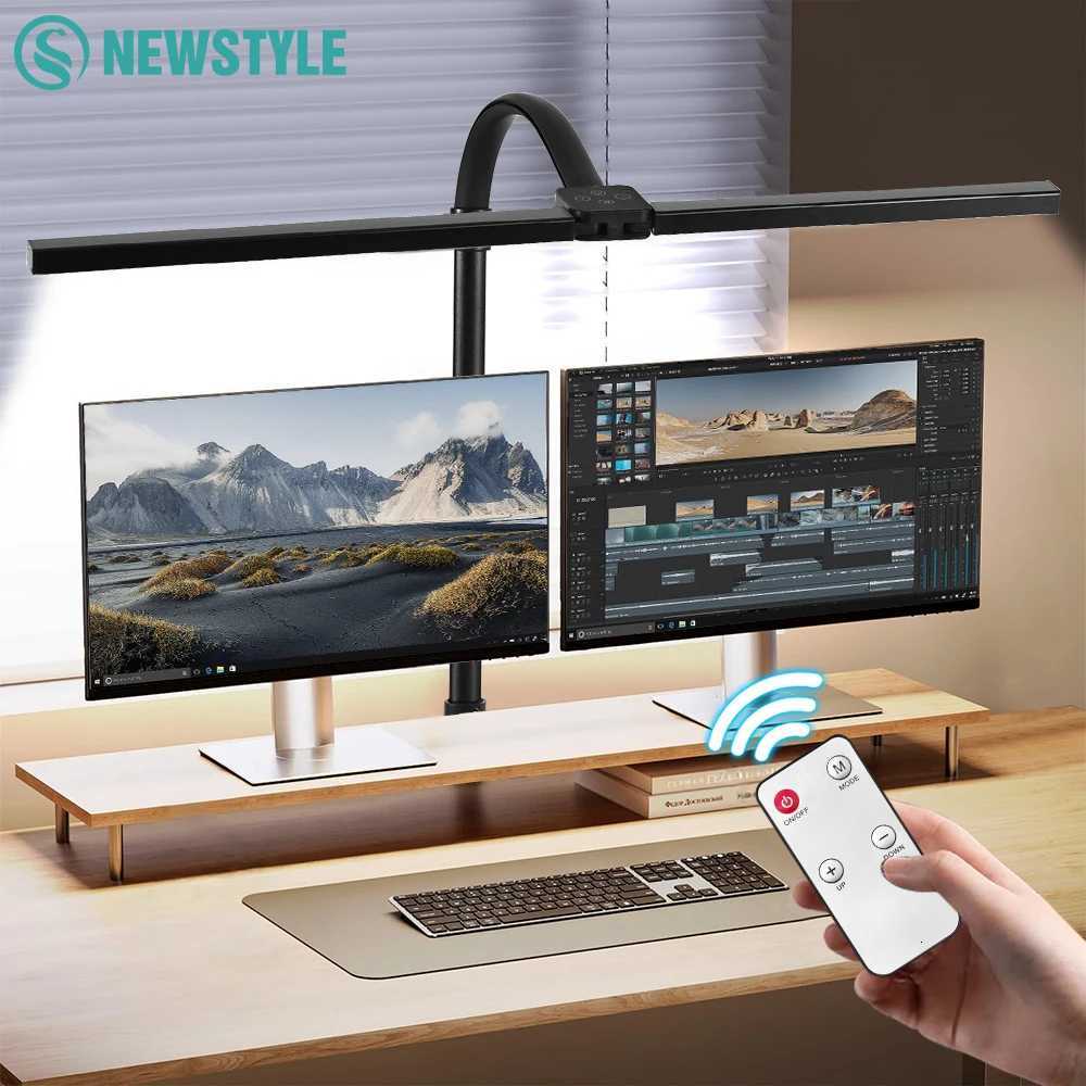 LED Ultra Bright Eye-Caring Desk Clip Lamp 2700-6500K 10 Brightness 5 Colour Temperature Architect Table Lamp PC Monitor Light M251114