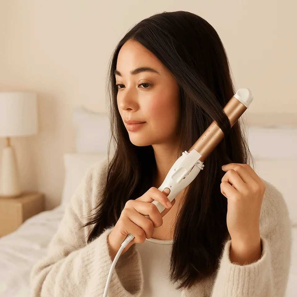 Professional Ceramic Hair Curler Quick Heating Temperature Control Curling Iron Portable Automatic Hair Curler Women StylingT251114
