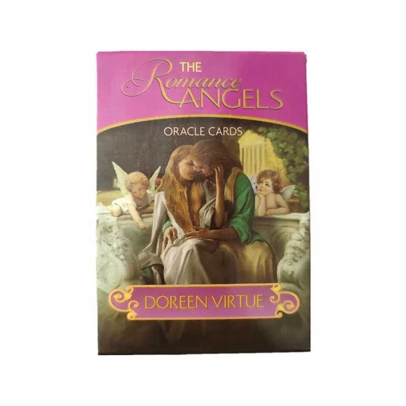 127cm English New Romance Angels Oracle Cards Deck Tarot Cards By Doreen Virtue Out Of Print gilded edge with paper manual C251114
