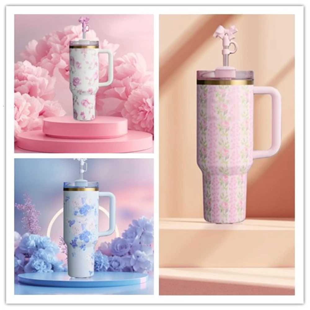 Valentines Gift 40 oz Tumbler Stainless Steel Vacuum Insulated Tumblers Travel Cup Coffee Mug Birthday Gift Big Capacity C251114