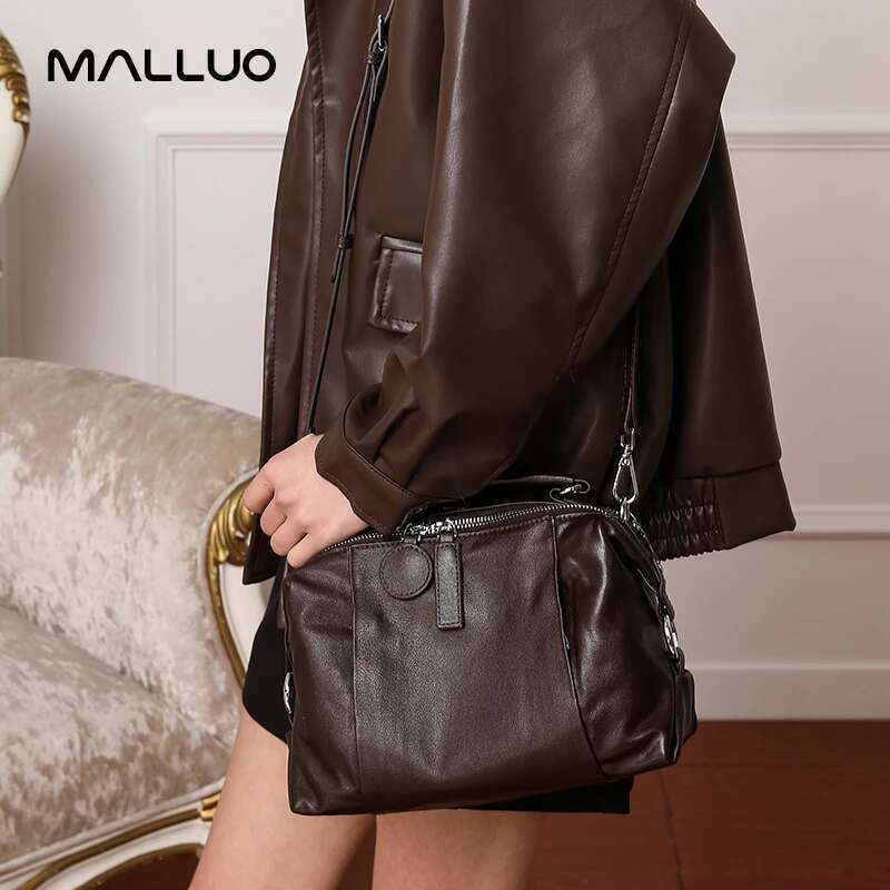 Designer Bag Natural Cow Genuine Leather Shoulder Bags Women Cowhide Bag Lady Soft Design Female Handbag For Ladies High Quality