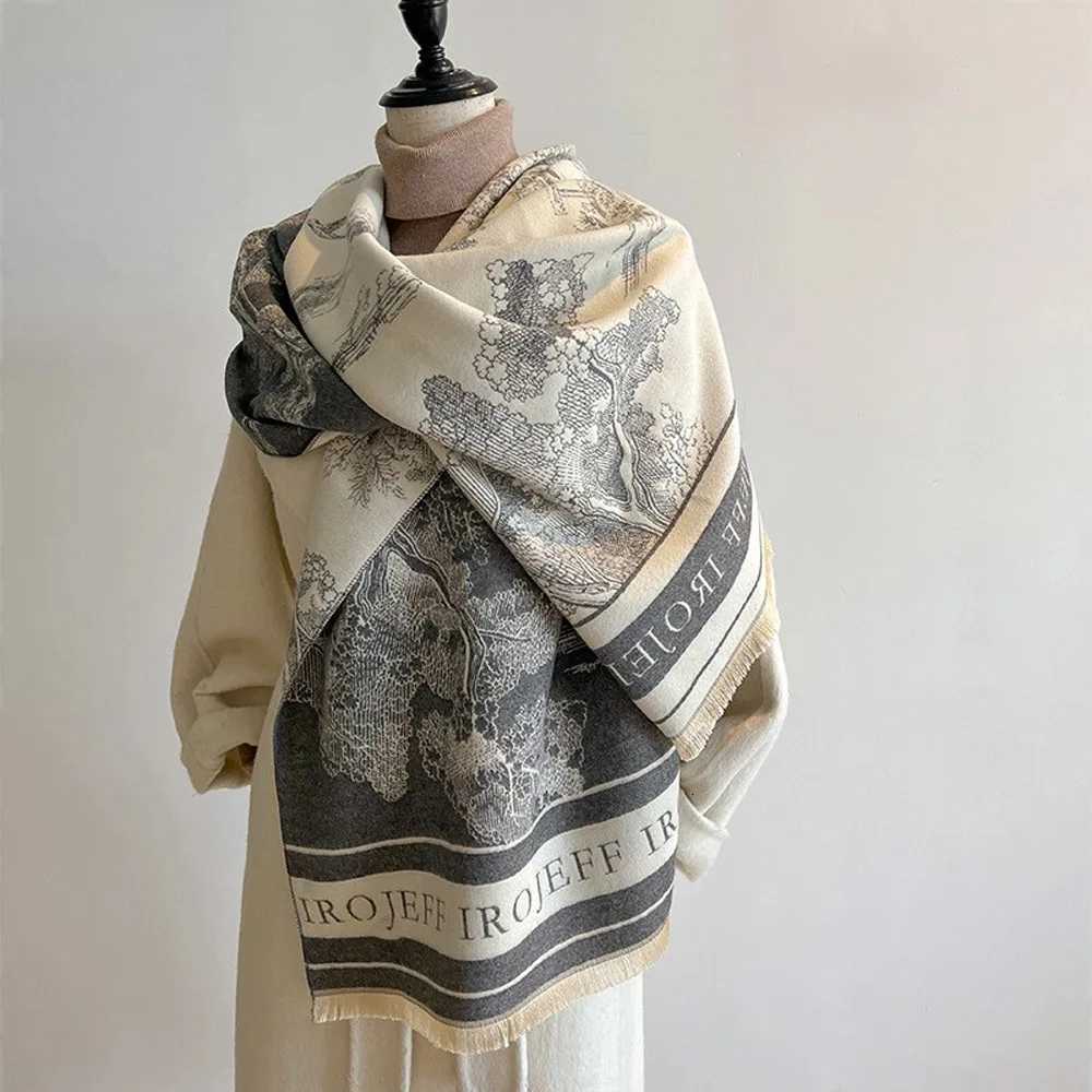 Luxury New Imitation Cashmere Scarf For Womens Air-conditioned Room Autumn And Winter Warm Long Scarf Light Luxury Small Blanket Y251114
