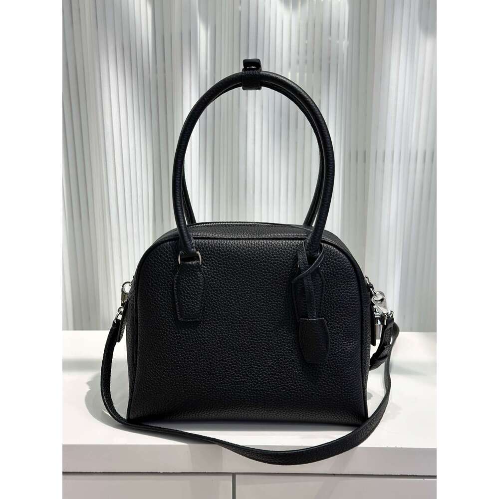 Women's Bags Boston Bowling High Quality Genuine Leather Large Capacity Handbag New briefcase Single Shoulder Diagonal Cross Bag for Women