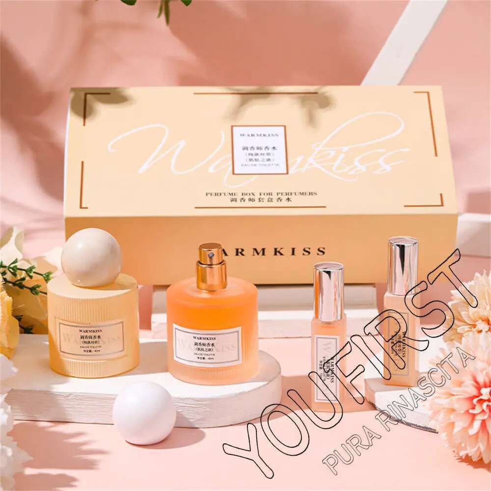 Original Brand Perfume Women 100Ml Pheromone Parfum Femme Gift Box 4Pcs Set Lasting Plant Ral Scent Profumo Donna For Date