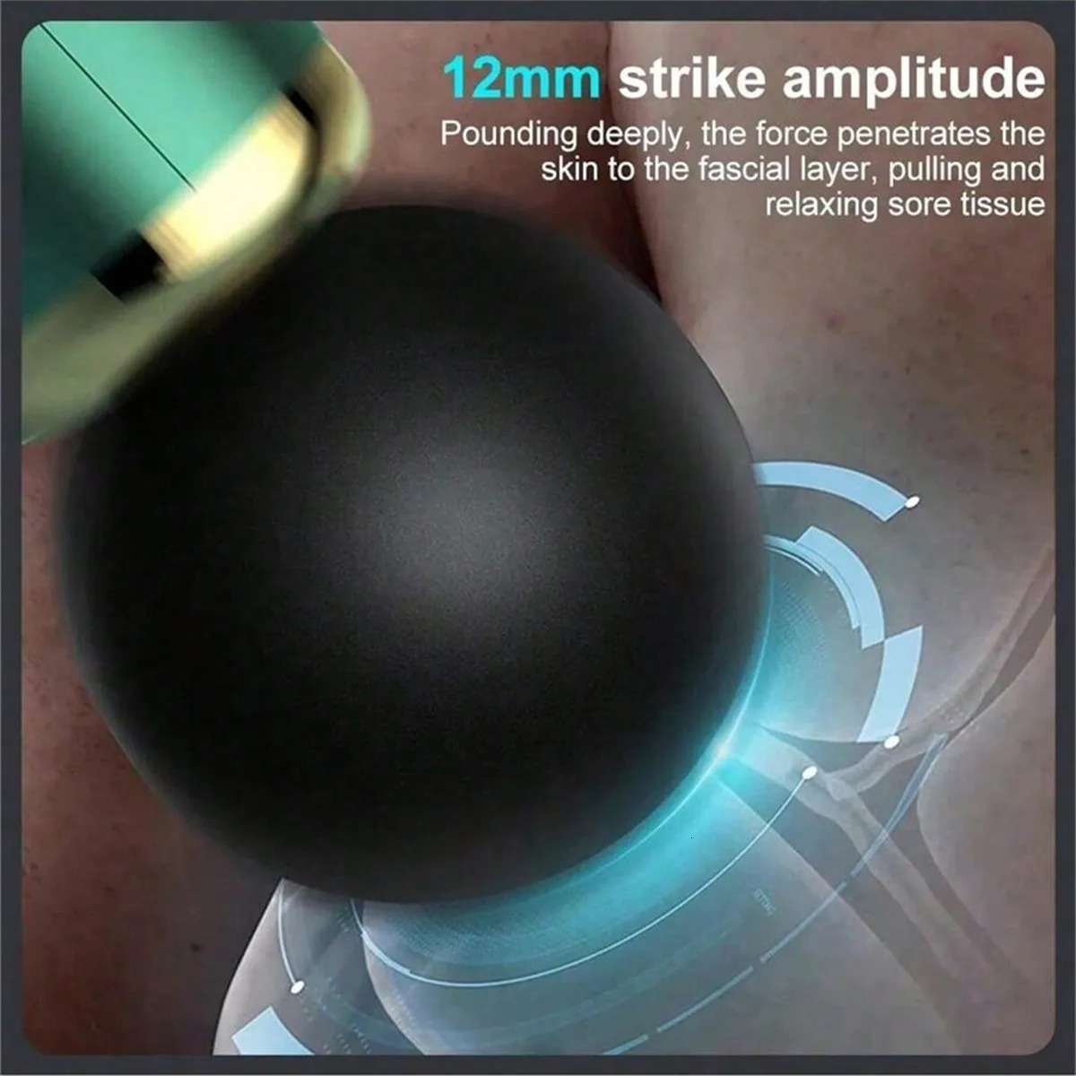 Portable Fascial Massage Gun Electric Percussion Pistol Massager Home Multi-Function Muscle Relaxation Mini Fitness Equipment 250414