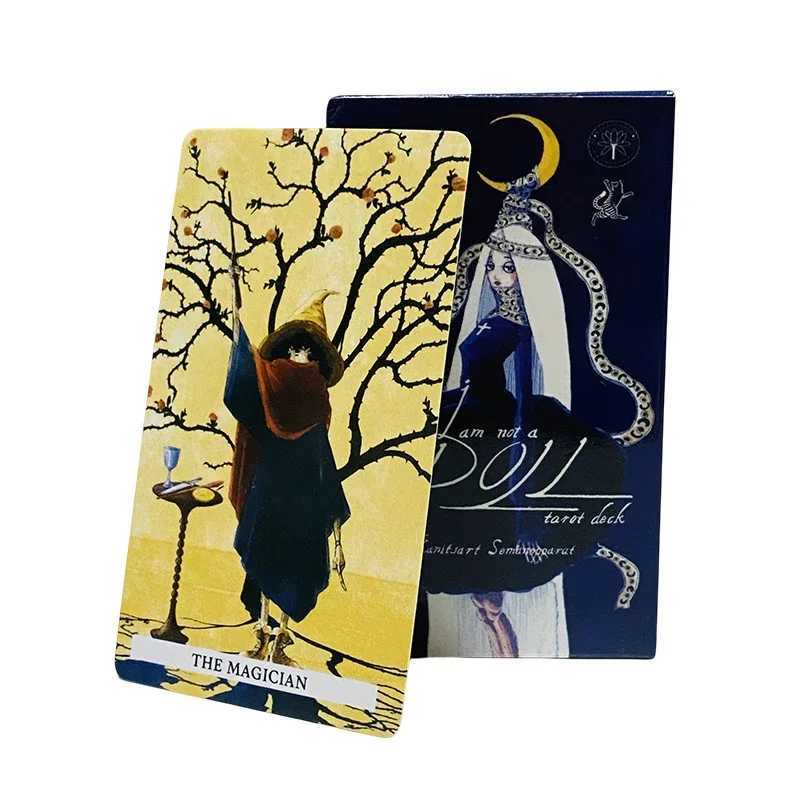 79pcs I Am Not A Doll Tarot Cards Psychological Oracle Deck with Vibrant Imagery for Future and Past C251114