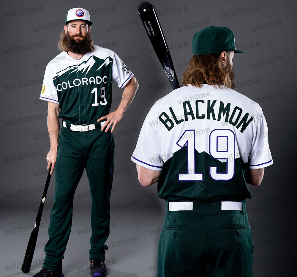 19 Blackmon 2025 City Connect Baseball Jerseys Tovar McMahon Rodgers Freeland Goodman Custom Jersey Sweatshirt - Embroidered