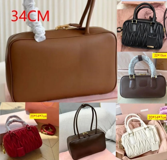 Genuine Leather Crossbody Bag Luxury Wander Matelasse