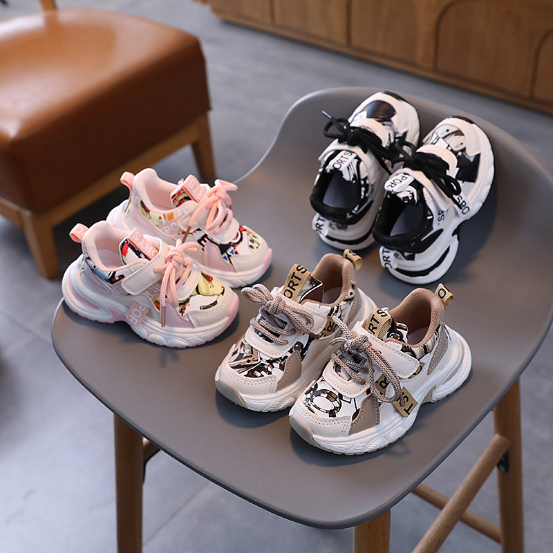 Fashion Kid Shoes for Boys and Girls Children Comfortable Funny Graphic Printed Sneakers Kidszworld Non-slip School Casual Walking Footwear Sizes 21 -