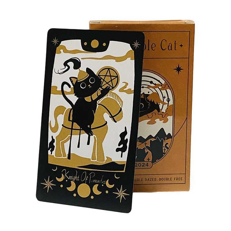 Adorable Cat Tarot Deck 78 Cards Deck Black Cat Tarot Cards Games C251114