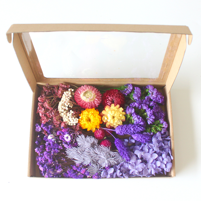 Dried Flower Craft Kit DIY Creative Handmade Decorations for Home Dried Flowers, Natural Plants, Real Flowers, Leaves