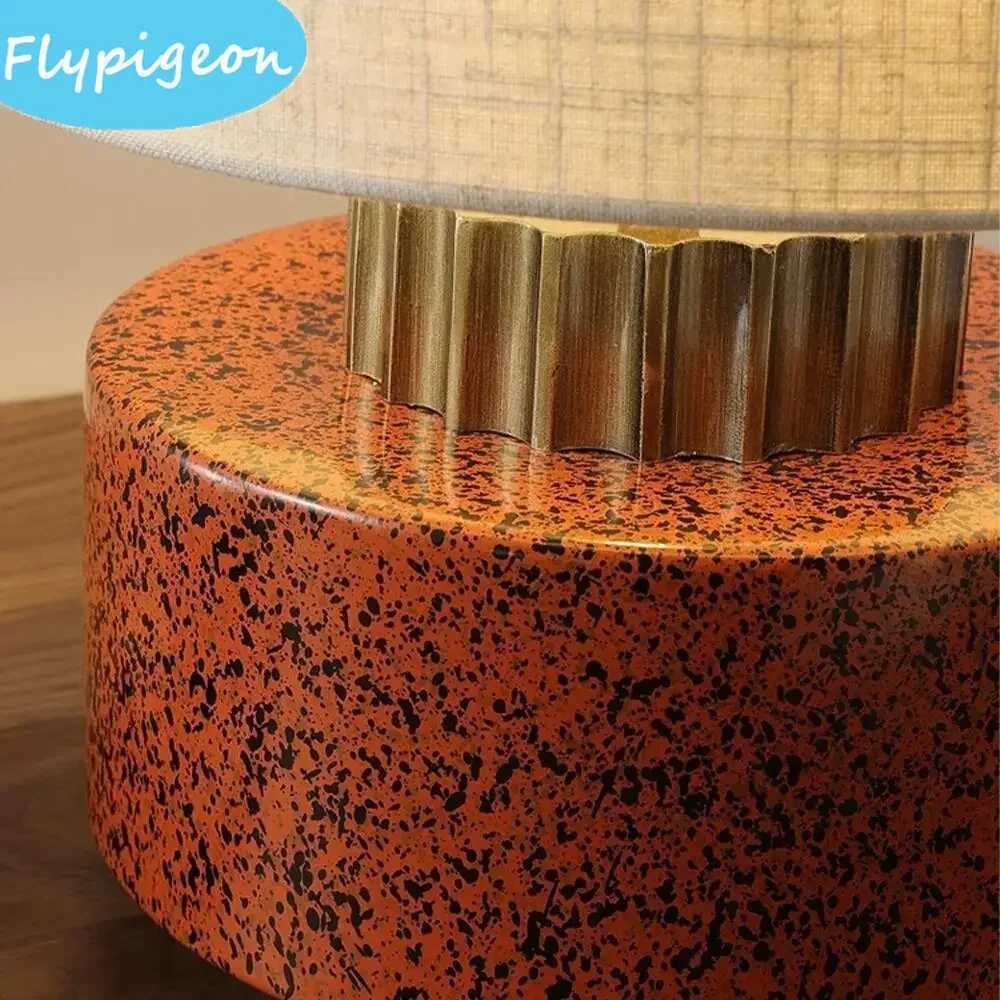 Designer Ceramic Desk Lamp Luxury Art Table Light for Villa Bedroom Bedside Parlor Hotel Homestay Study Office Decor M251114