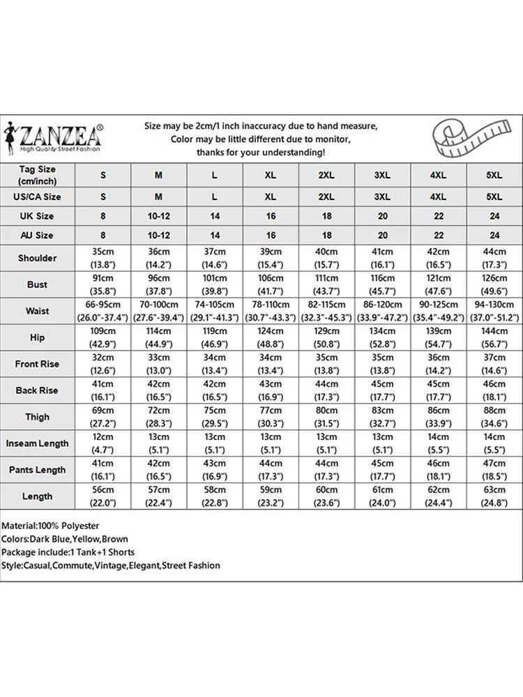 ZANZEA Fashion Womens Sweetheart Sportswear Holiday 2025 Matching Set Summer 2-piece Shorts Casual Loose Printed Tank Top and ShortsXJ250414