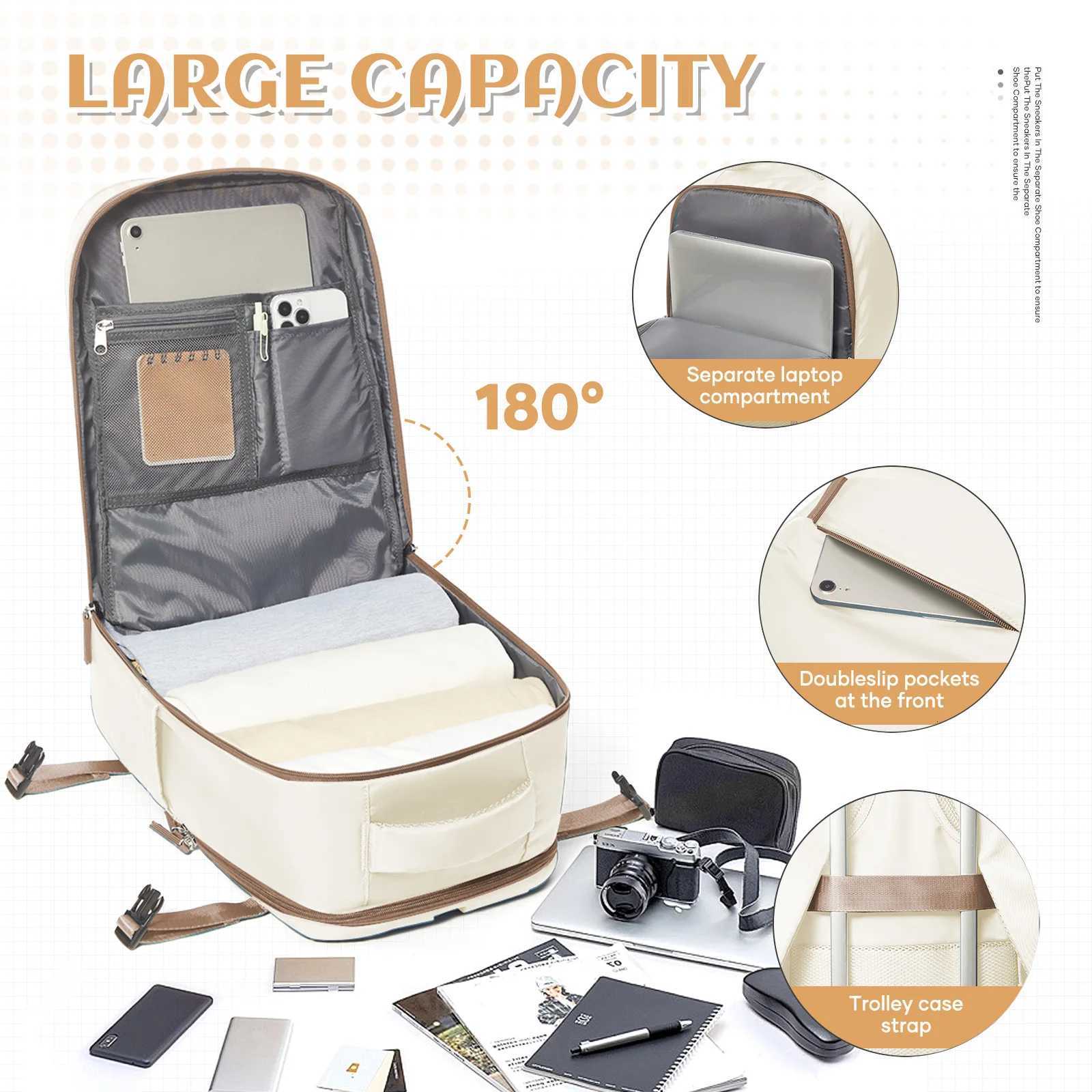Travel Backpack for Women Men Hand Luggage 40x20x25 for Ryanair Cabin Travel Bag College Bookbag Waterproof Laptop Bag for WorkW251113