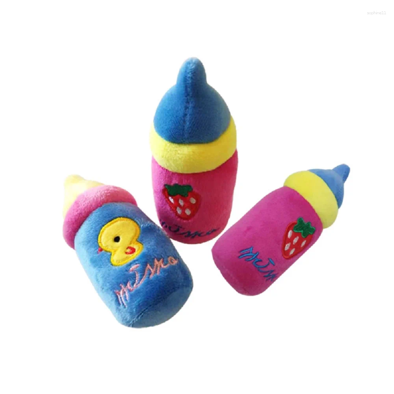 Update Cute Baby Bottle Plush Pet Toys For Small And Medium Sized Dogs Cats To Play Relieve Depression Grind Teeth