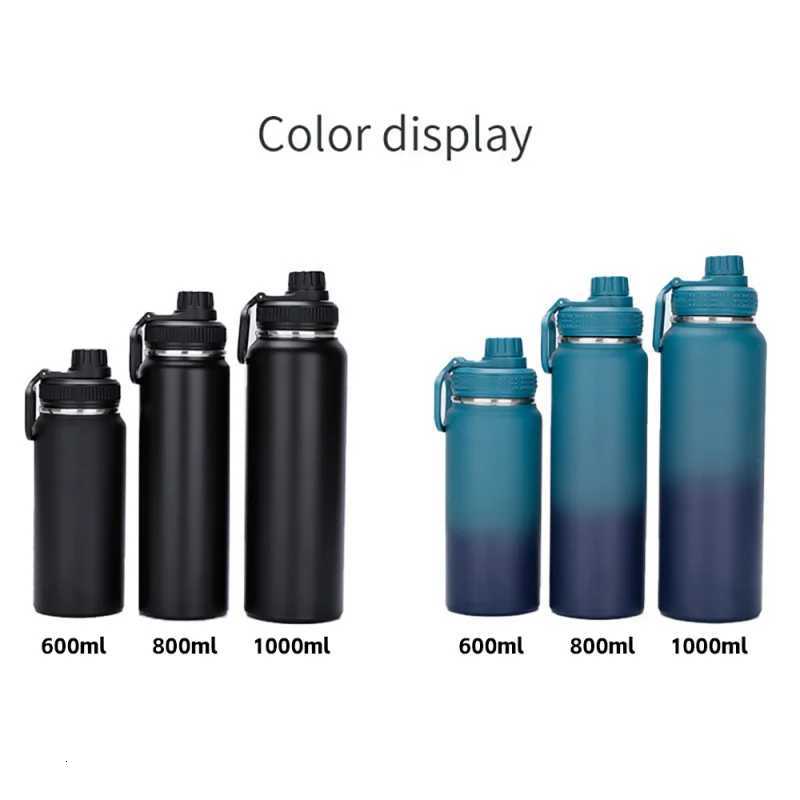 Custom Name 600/800/1000ml Insulated Double Layer Stainless Steel Thermal Water Bottle Personzed Gift C251114