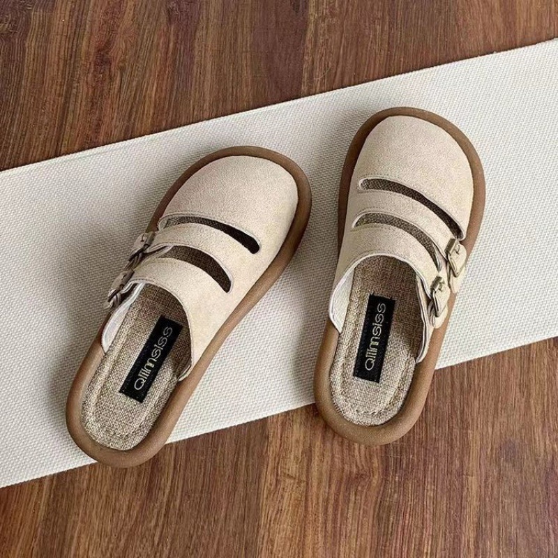 Free shipping designer slippers women off white brown comfortable breathable wear-resisting outdoor sandals new