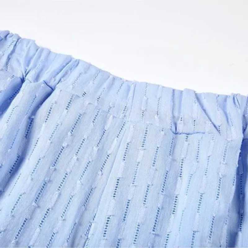 2015 New 2-ppence Set Womens Summer Casual Puff Sve Top Jacquard Womens Solid Shorts SetXJ250414