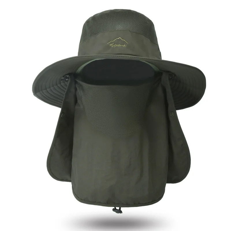 Bucket Hats Sun Hat Sun Protection Spring Summer Waterproof Boonie Hat for Fishing Hiking Garden Safari Beach 250408