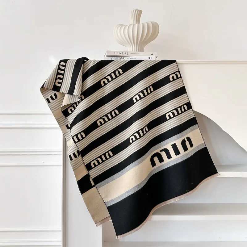 Luxury New Brand Luxury High-Quality Imitation Cashmere Scarf WomenThick Warm Windproof Shawl Winter Elegant Double-Sided Print Wrap Y251114