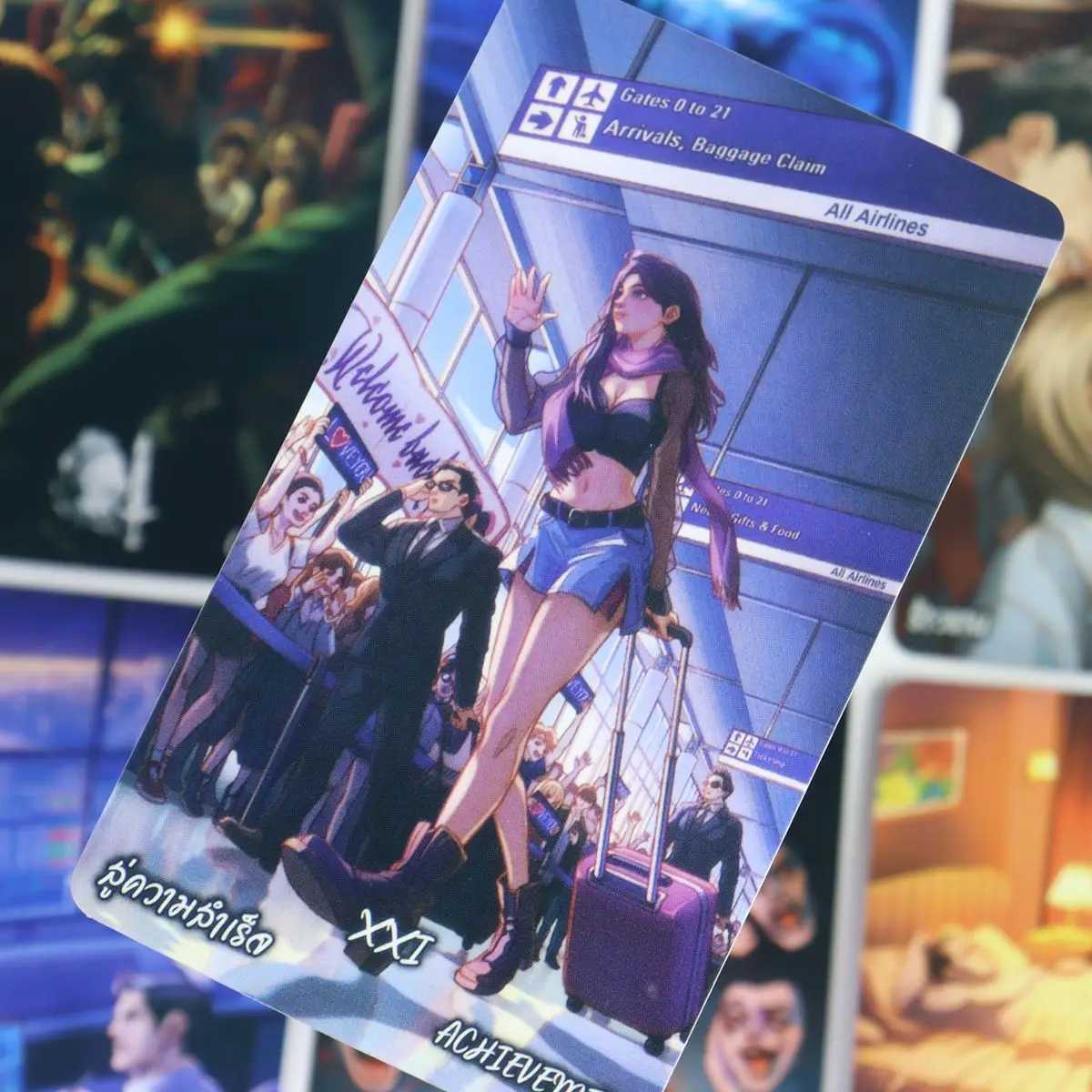 "The Love Tarot Deck" 1036 cm, 78 Tarot cards, designed based on the Red Wyte system C251114