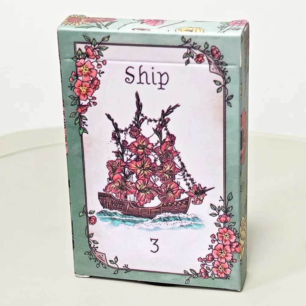 96cm Floraneum Lenormand Tarot Oracle 36 Lenormand Cards Illustrations Embellished with Flowery Decor C251114