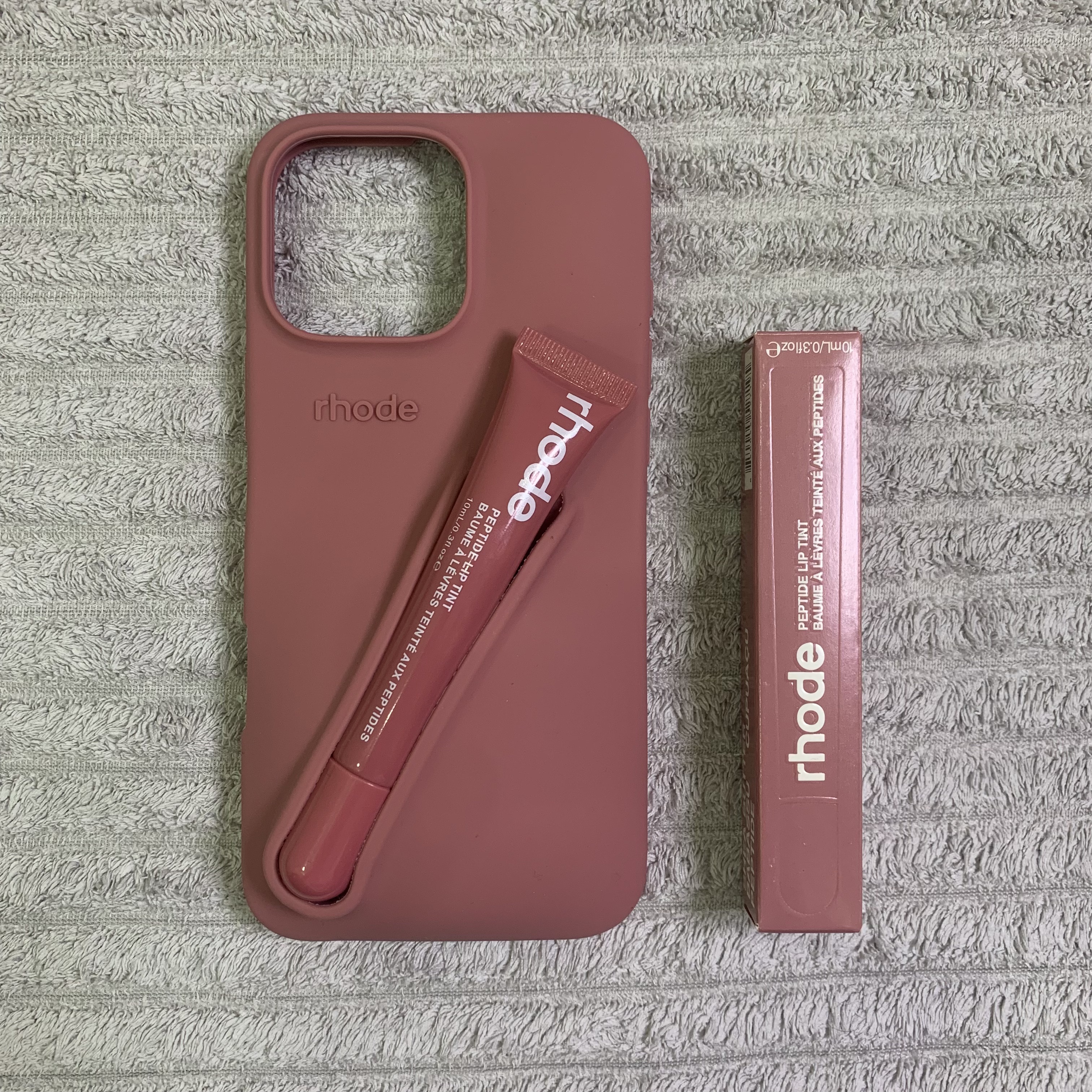 RHODE phone case With Box lip gloss Lipstick Case iphone 16 pro max cases Lipstick Lip Balm 3D Make-Up Silicone Case for iPhone 15 14 13 12 11 Holder 
