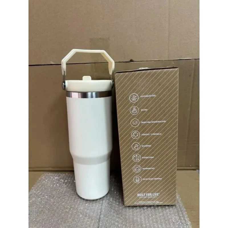 30 oz Heavy Duty Insulated Cup for Men and Women - 304 Stainless Steel One Hand Open Lid Car Travel Cup C251114