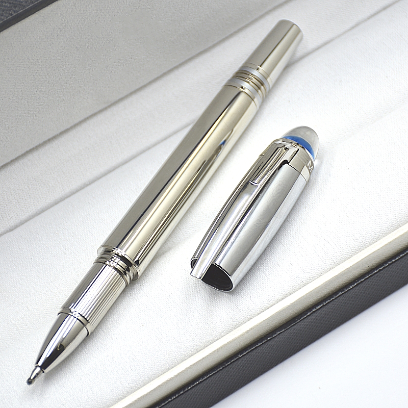 wholesale Special Edition Monte Star-Walk Blue Crystal Rollerball Ballpoint Pen Office School Writing Ink Fountain Pens With Serial Number