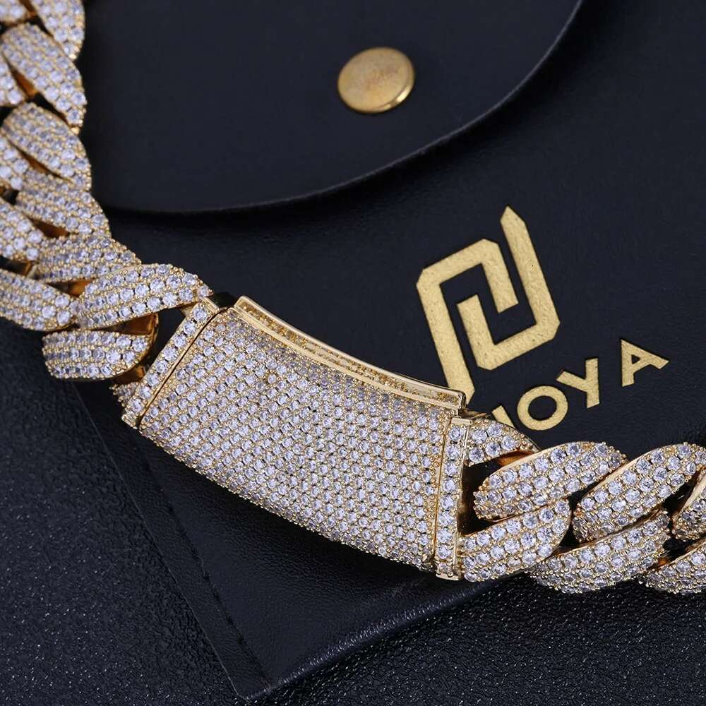 New Style 13/18MM Iced Out Cuban Necklace Shine 2/3 Rows Miami CZ Bubble Cuban Link Chain Women Men Hip Hop Jewelry Gift