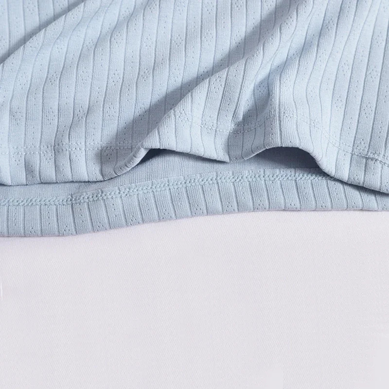 Womens summer casual vacation twopiece bow vest patch work contrast color lace knit sweet shoulder backless crop top 250414Z