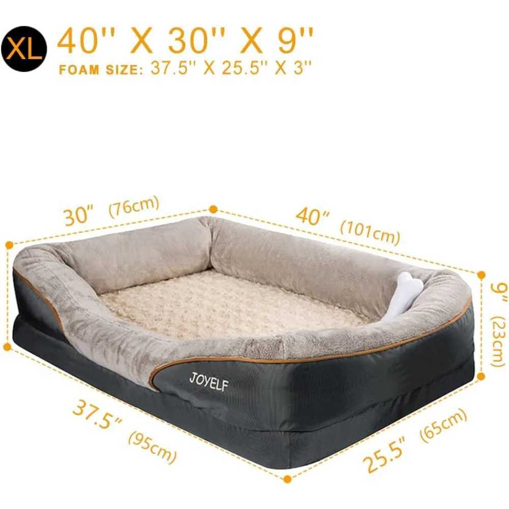 X-Large memory foam dog bed orthodontic dog bed and sofa with removable and washable cover suitable for large dogs X250412