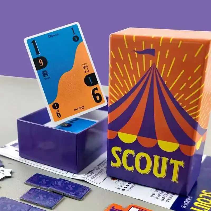 Scout Card Game Circus Scout Board Game 2-5 People Card Deck For Party C251114