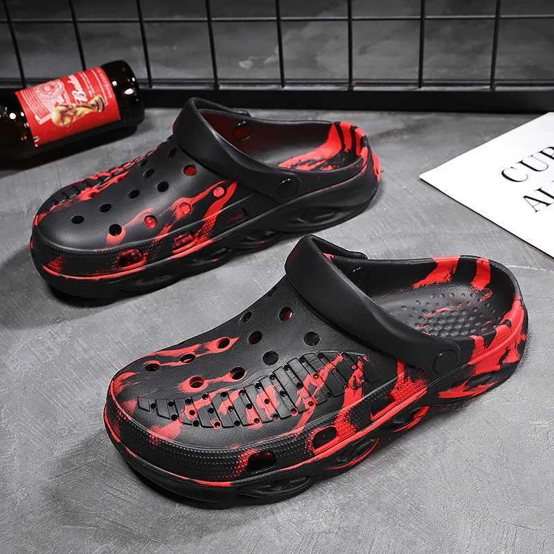 Summer Couple Clog Shoes Fashion Sandals Waterproof Slippers Mens Shoes Outdoor Soft Sole Slippers EVA Beach Home Slippers W250414