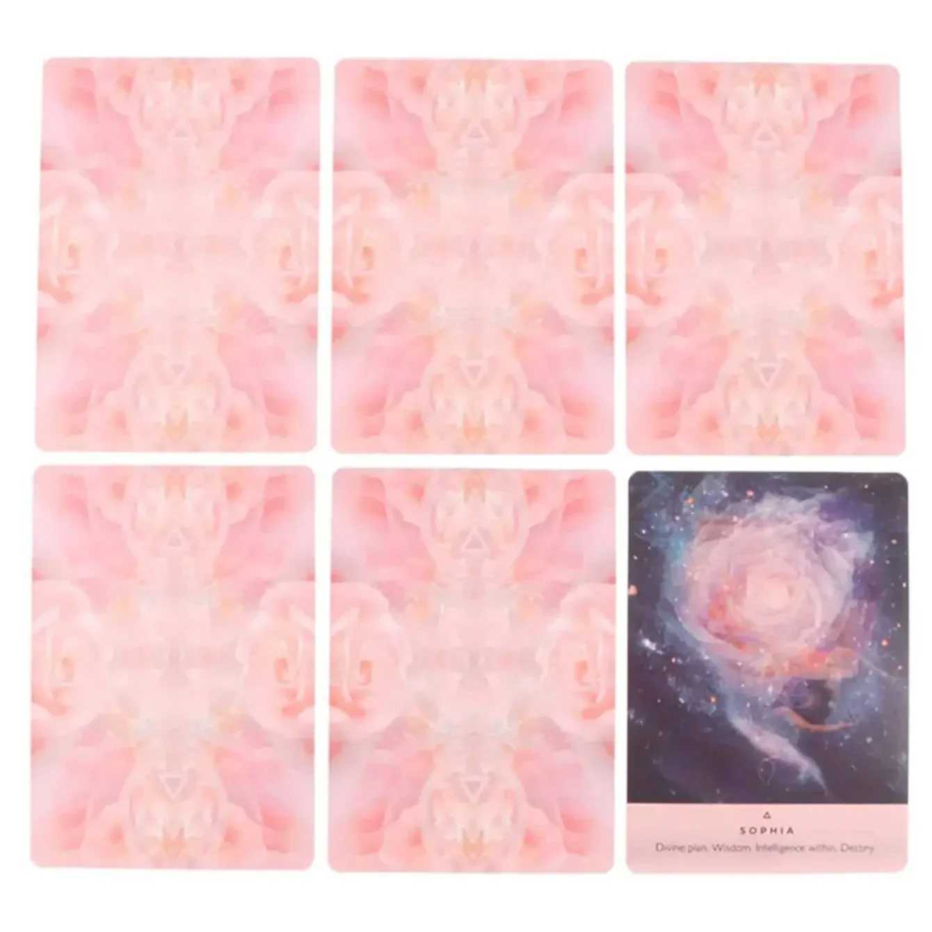44-Card Deck The Rose Oracle Cards Dreamy Romantic Beautiful Design Pattern For Friends Holiday Gift Board Game Child Toys C251114