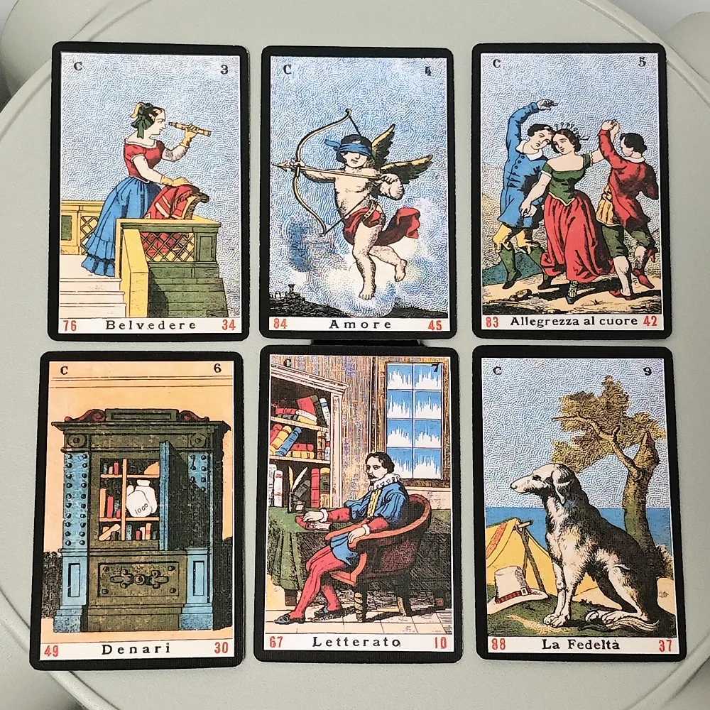 52 Pcs Oracle Sibyl Cards 96cm Every Day Oracle Deck Sibilla Italian Deck For Party Game Birthday Gift C251114