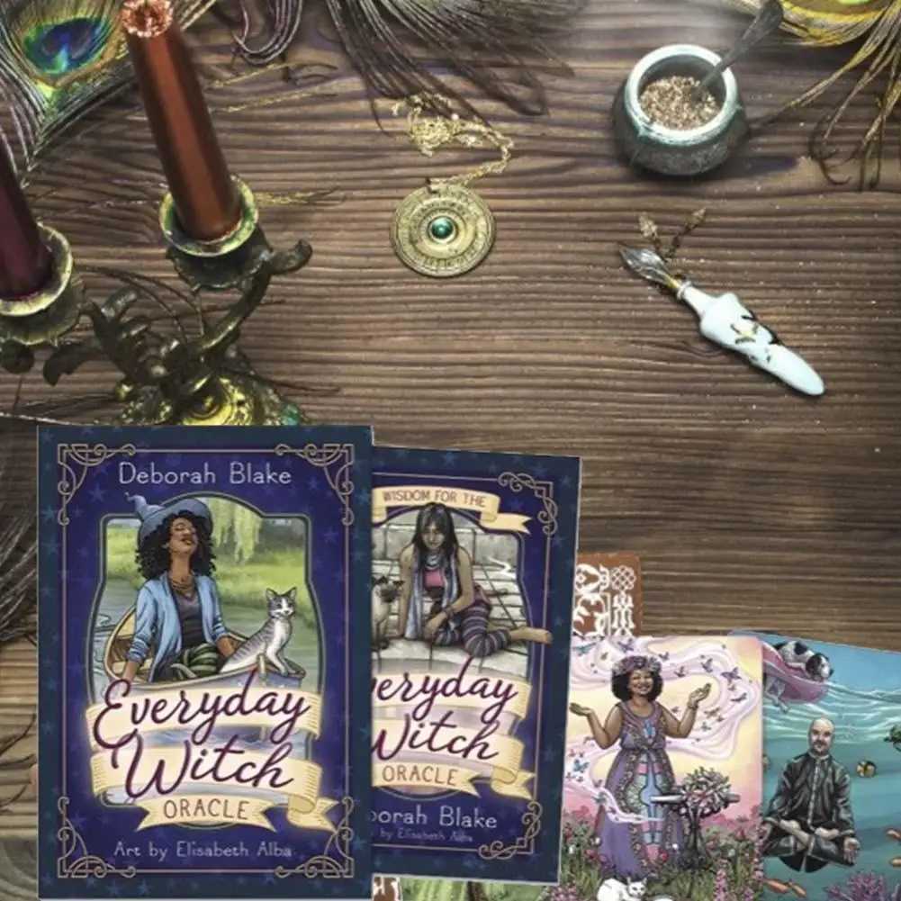 Everyday Witch Oracle Deck English PDF Guidebook Board Game Cards Playing Family Entertainment Kids Toys C251114