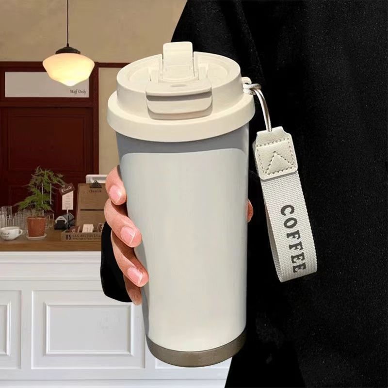 Custom Travel Stainless Steel Cup Thermal Leak-Proof Thermos Bottle Tea Coffee Mug Vacuum Flask Insulated Cups Hot W260226