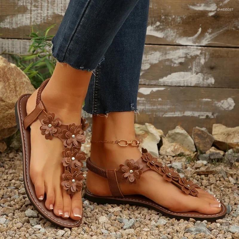 Sandals Women's Shoes 2025 High Quality Pinch Toe Fashion ral Beach Women Summer Plus Size Flat hurenlakeshoes hurenlakeshoes hurenlakeshoes